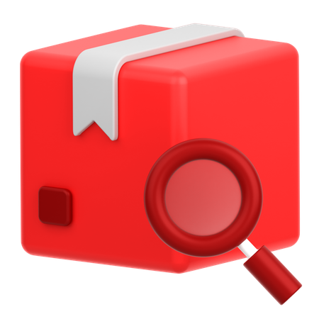 Find Delivery Box  3D Icon