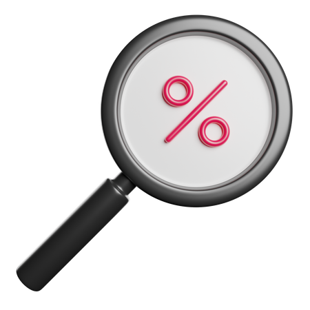 Find Discount  3D Icon