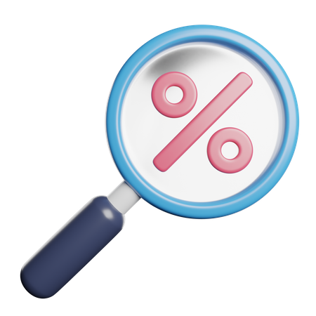 Find Discount  3D Icon