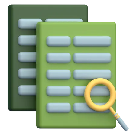 Find Document  3D Icon