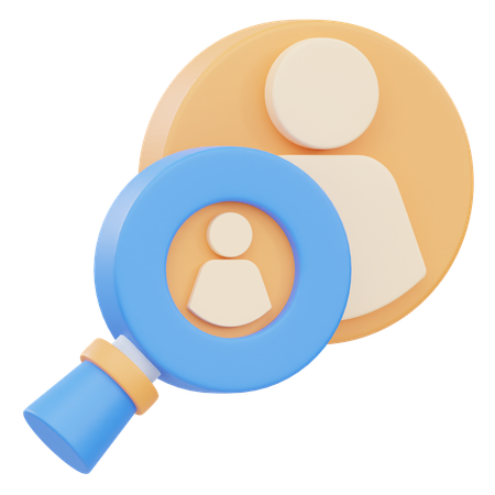 Find Employee  3D Icon