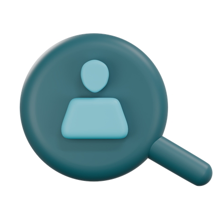 Find Employee  3D Icon