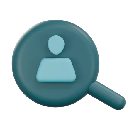 Find Employee  3D Icon