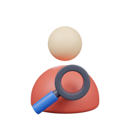 Find Employee  3D Icon