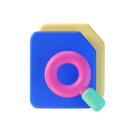 Find File  3D Icon