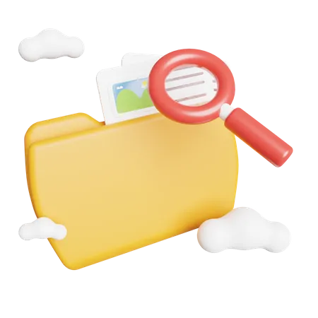 Find File  3D Icon