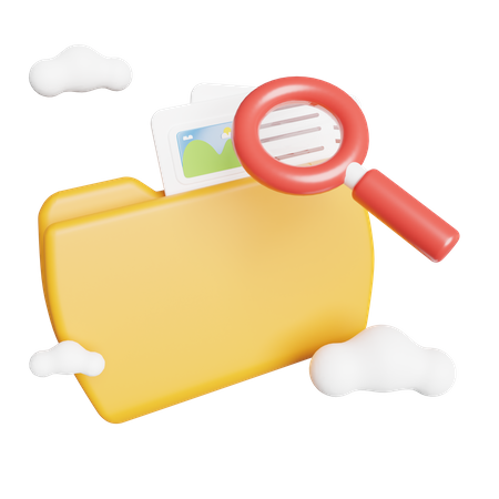 Find File  3D Icon