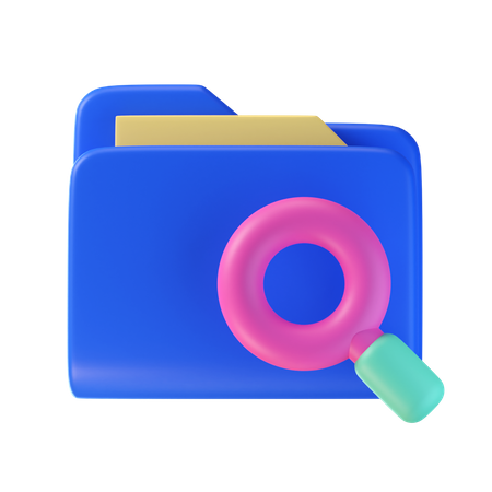 Find Folder  3D Icon