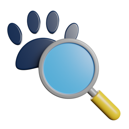 Find Footprint  3D Icon