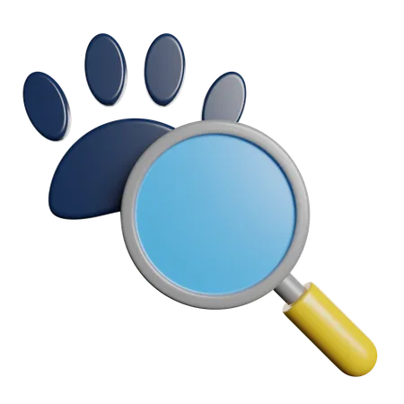 Find Footprint  3D Icon