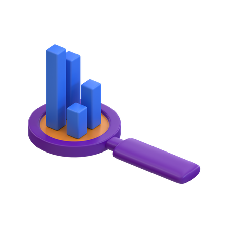 Find Graph  3D Icon