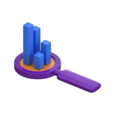 Find Graph  3D Icon