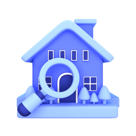 Find House  3D Icon