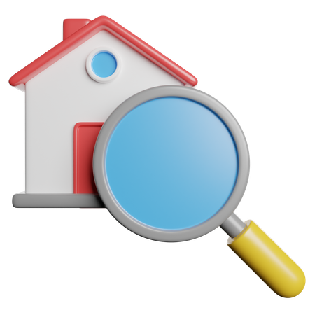 Find House  3D Icon