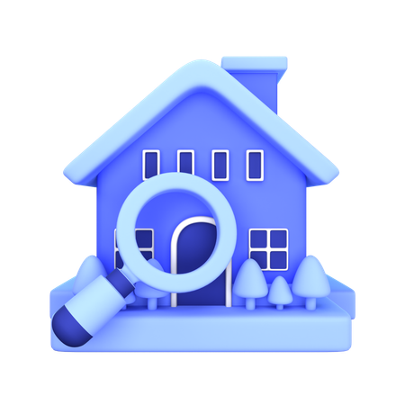 Find House  3D Icon