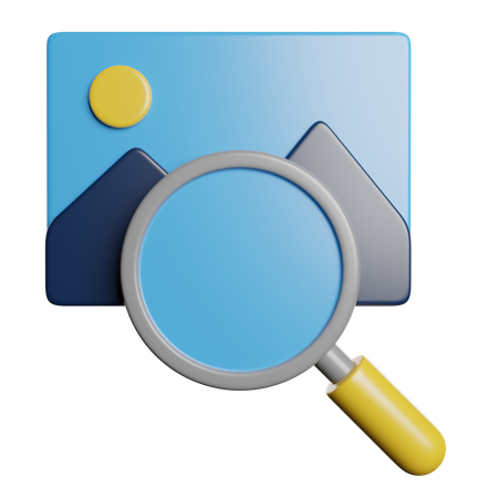 Find Image  3D Icon