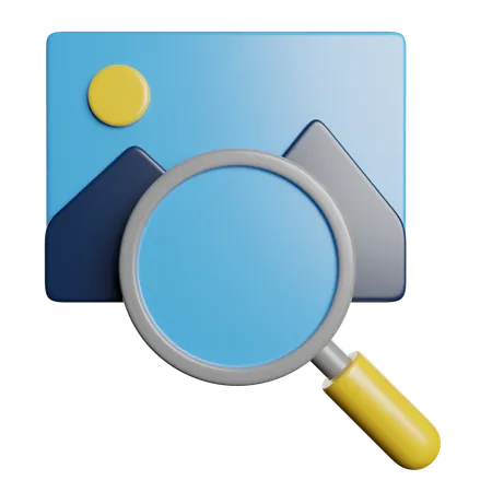 Find Image  3D Icon