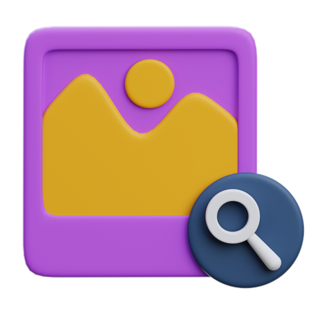 Find Image  3D Icon