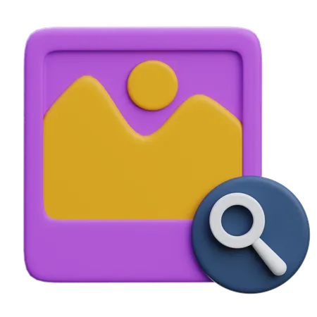 Find Image  3D Icon