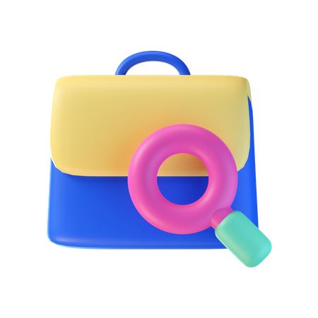 Find Job  3D Icon