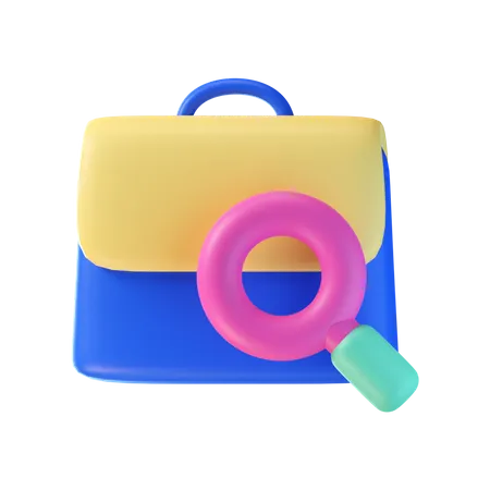 Find Job  3D Icon