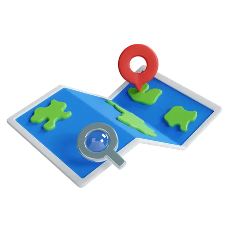 Find Location  3D Icon