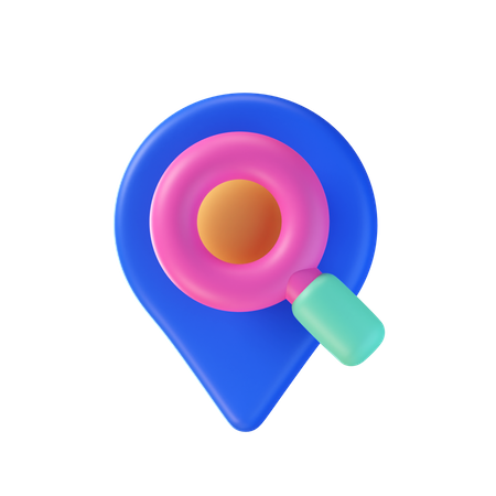 Find Location  3D Icon