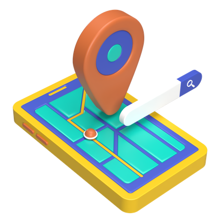 Find Location  3D Icon