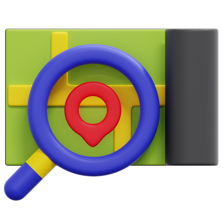Find Location 3D Icon