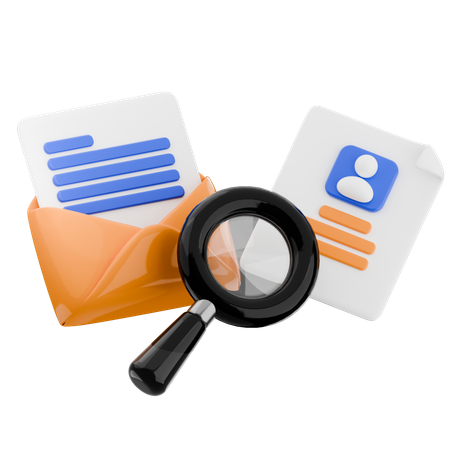 Find Mail  3D Icon