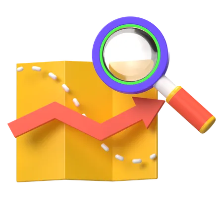 Find Map  3D Icon