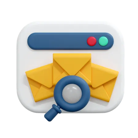 Find message2  3D Icon