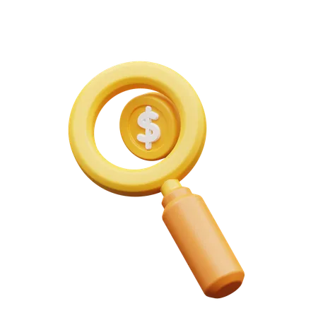 Find Money  3D Icon