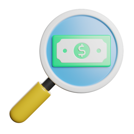 Find Money  3D Icon