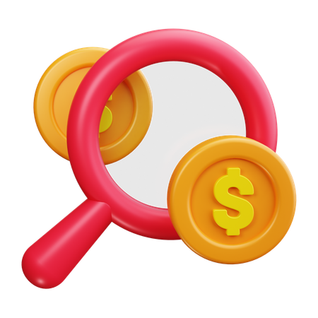 Find Money  3D Icon