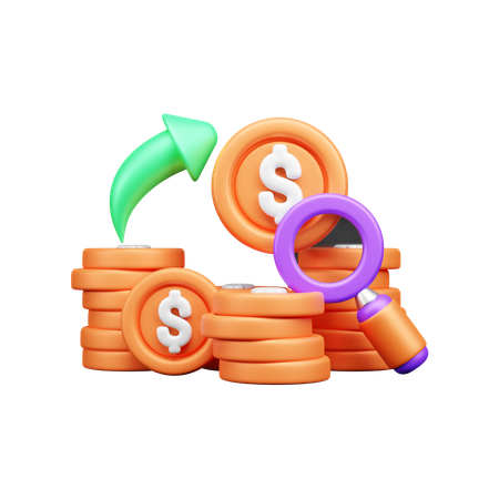 Find money  3D Icon