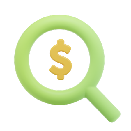 Find Money  3D Icon
