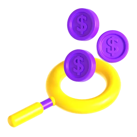 Find Money  3D Icon