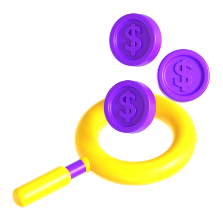 Find Money  3D Icon