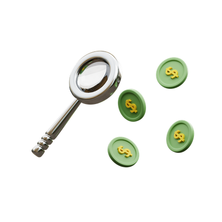 Find Money  3D Icon