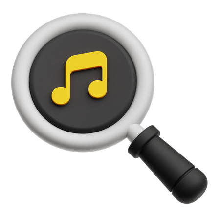 Find Music  3D Icon