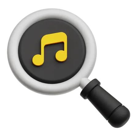 Find Music  3D Icon