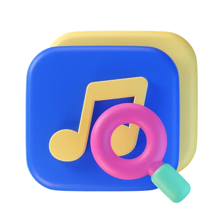 Find Music  3D Icon