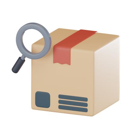 Find Package  3D Icon