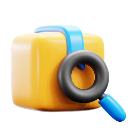 패키지 찾기  3D Icon