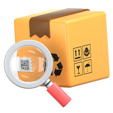 Find Package  3D Icon
