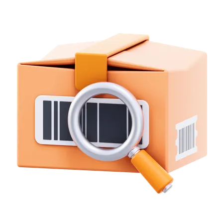 Find Package  3D Icon