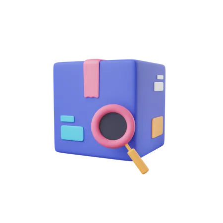 Find Package  3D Icon