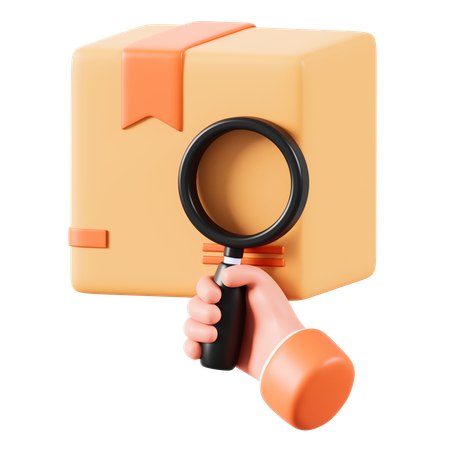 Find Package  3D Icon