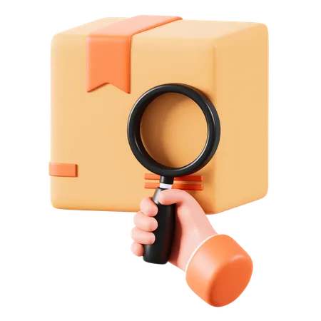 Find Package  3D Icon